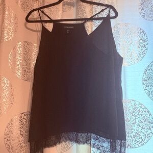 Cynthia Rowley Black Lace Camisole